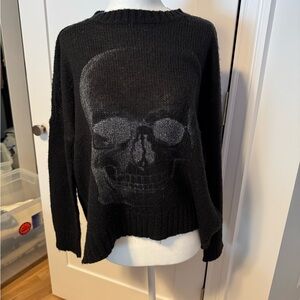 Wooden Ships Charcoal Knit Sweater